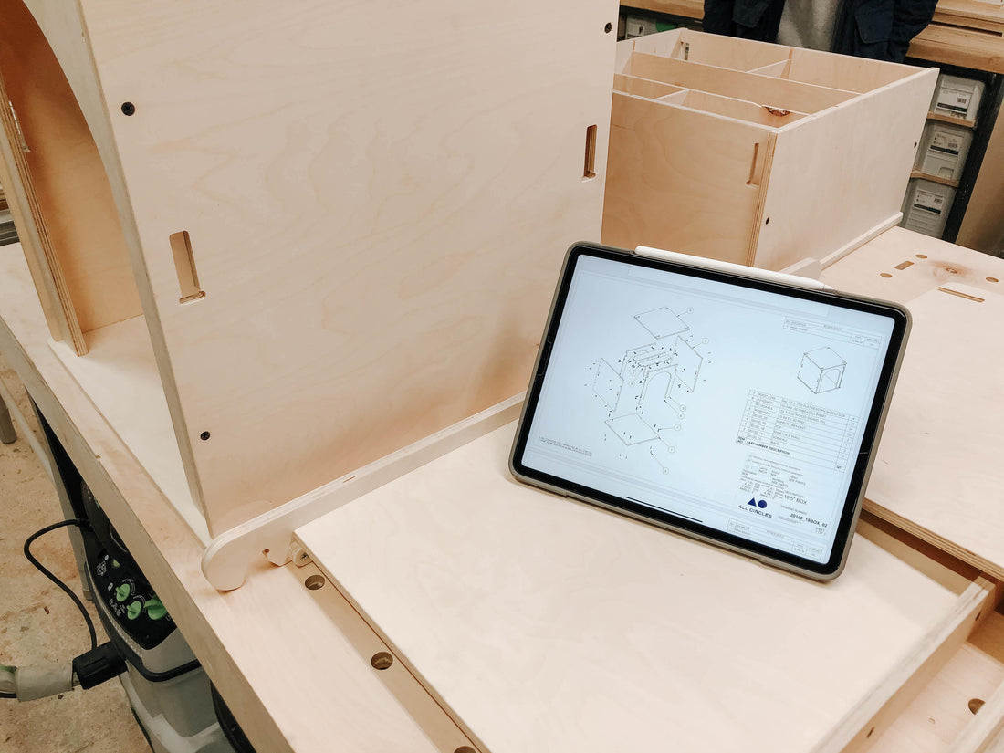 Wood toy chest design