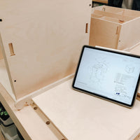 Wood toy chest design