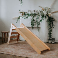 wooden slide for kids