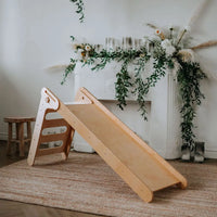 wooden slide for kids